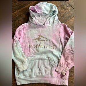 Sea World parks tye dye hoodie size YXS